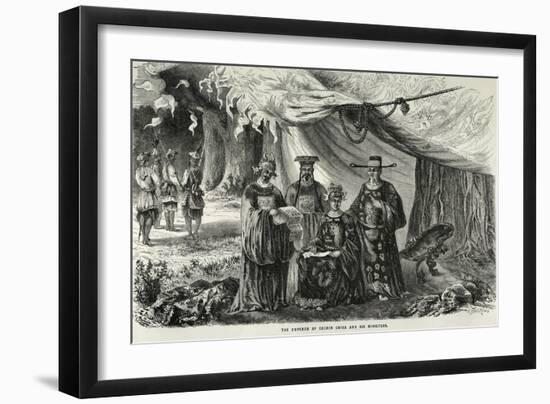 The Emperor of Cochin China and His Ministers Engraving-E. Therond-Framed Giclee Print