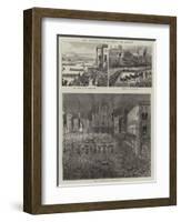 The Emperor of Germany at Milan-null-Framed Giclee Print