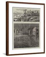 The Emperor of Germany at Milan-null-Framed Giclee Print