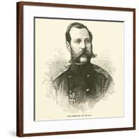 The Emperor of Russia, November 1870-null-Framed Giclee Print