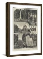 The Emperor of Russia's Palace at Peterhof-Johann Nepomuk Schonberg-Framed Giclee Print