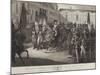 The Emperor Reviewing His Troops at the Carrousel, 21st March 1815, Engraved by Moreau-Maximilien Pierre Kepfer-Mounted Giclee Print