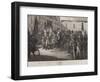 The Emperor Reviewing His Troops at the Carrousel, 21st March 1815, Engraved by Moreau-Maximilien Pierre Kepfer-Framed Giclee Print