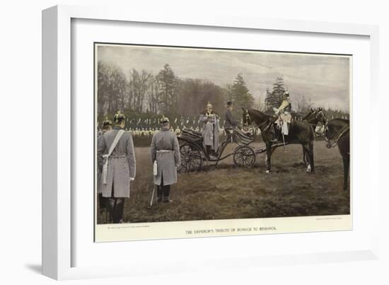 The Emperor's Tribute of Homage to Bismarck-null-Framed Giclee Print