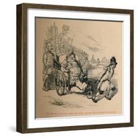 'The Emperor Severus leads his Army against the Northern Barbarians', c1860, (c1860)-John Leech-Framed Giclee Print