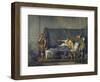 The Emperor Severus Rebuking His Son, Caracalla, for Wanting to Assassinate Him-Jean Baptiste Greuze-Framed Giclee Print