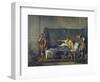 The Emperor Severus Rebuking His Son, Caracalla, for Wanting to Assassinate Him-Jean Baptiste Greuze-Framed Giclee Print