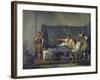 The Emperor Severus Rebuking His Son, Caracalla, for Wanting to Assassinate Him-Jean Baptiste Greuze-Framed Giclee Print