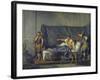 The Emperor Severus Rebuking His Son, Caracalla, for Wanting to Assassinate Him-Jean Baptiste Greuze-Framed Giclee Print