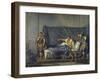 The Emperor Severus Rebuking His Son, Caracalla, for Wanting to Assassinate Him-Jean Baptiste Greuze-Framed Giclee Print