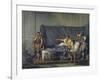 The Emperor Severus Rebuking His Son, Caracalla, for Wanting to Assassinate Him-Jean Baptiste Greuze-Framed Premium Giclee Print