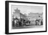 The Emperor Teaou-Kwang Reviewing His Guards, Palace of Peking, China, 19th Century-JB Allen-Framed Giclee Print