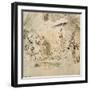 The Emperor Timur on His Throne, after an Indian Miniature-Rembrandt van Rijn-Framed Giclee Print