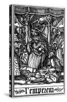 The Emperor Visited by Death, 1538-Hans Holbein the Younger-Stretched Canvas