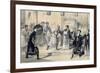 The Emperor Weit-Soong and His Court, Taken Prisoners by the Tartars, 1847-JW Giles-Framed Giclee Print