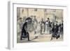 The Emperor Weit-Soong and His Court, Taken Prisoners by the Tartars, 1847-JW Giles-Framed Giclee Print