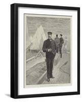 The Emperor William on Board the Imperial Yacht Meteor-Henry Charles Seppings Wright-Framed Giclee Print