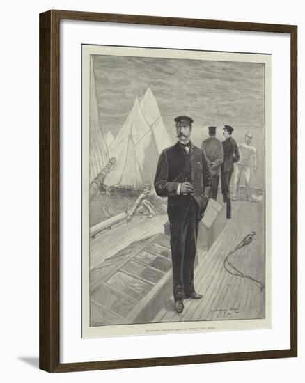 The Emperor William on Board the Imperial Yacht Meteor-Henry Charles Seppings Wright-Framed Giclee Print