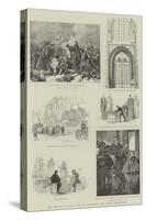 The Emperor William's Visit to Wittenberg, the Luther Celebration-null-Stretched Canvas