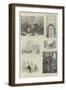 The Emperor William's Visit to Wittenberg, the Luther Celebration-null-Framed Giclee Print