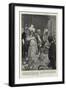 The Empire Coronation Banquet at the Guildhall, The King-William T. Maud-Framed Giclee Print