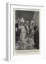 The Empire Coronation Banquet at the Guildhall, The King-William T. Maud-Framed Giclee Print