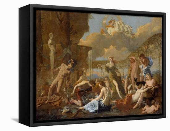 The Empire of Flora, 1631-Nicolas Poussin-Framed Stretched Canvas