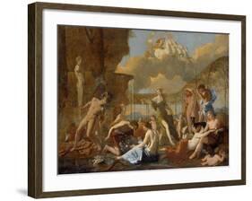 The Empire of Flora, 1631-Nicolas Poussin-Framed Giclee Print