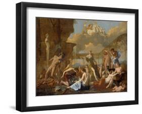 The Empire of Flora, 1631-Nicolas Poussin-Framed Giclee Print