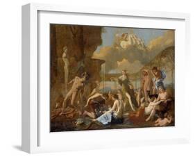 The Empire of Flora, 1631-Nicolas Poussin-Framed Giclee Print