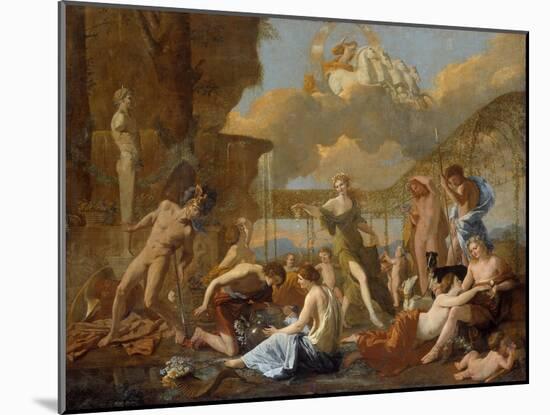 The Empire of Flora, 1631-Nicolas Poussin-Mounted Giclee Print