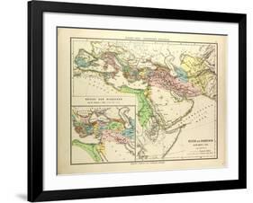 The Empire of the Diadochi in the 3rd Century B.C-null-Framed Giclee Print