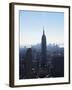 The Empire State Building and Manhattan Skyline, New York City, New York, USA-Amanda Hall-Framed Photographic Print