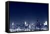 The Empire State Building and New York City Skyline at Night-Zigi-Framed Stretched Canvas