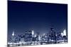 The Empire State Building and New York City Skyline at Night-Zigi-Mounted Photographic Print