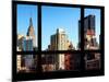 The Empire State Building and New Yorker Hotel - New York, USA-Philippe Hugonnard-Mounted Photographic Print