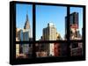 The Empire State Building and New Yorker Hotel - New York, USA-Philippe Hugonnard-Stretched Canvas