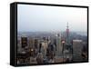 The Empire State Building and the Manhattan Skyline-null-Framed Stretched Canvas