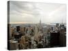 The Empire State Building Dominates the New York Skyline-null-Stretched Canvas