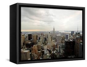 The Empire State Building Dominates the New York Skyline-null-Framed Stretched Canvas