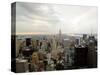 The Empire State Building Dominates the New York Skyline-null-Stretched Canvas
