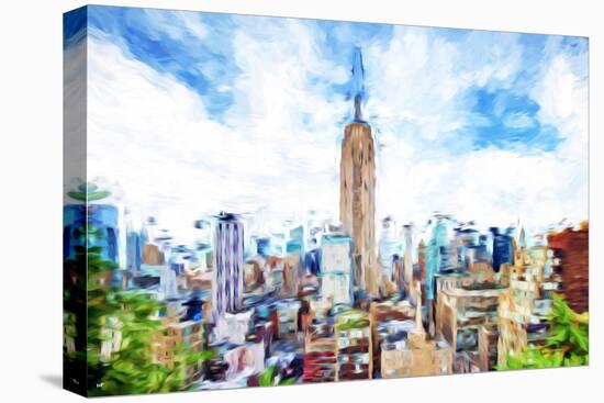 The Empire State Building III - In the Style of Oil Painting-Philippe Hugonnard-Stretched Canvas
