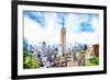 The Empire State Building III - In the Style of Oil Painting-Philippe Hugonnard-Framed Giclee Print