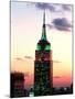 The Empire State Building Illuminated at Night-null-Mounted Premium Photographic Print