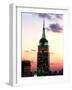 The Empire State Building Illuminated at Night-null-Framed Photographic Print