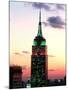 The Empire State Building Illuminated at Night-null-Mounted Photographic Print