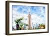 The Empire State Building - In the Style of Oil Painting-Philippe Hugonnard-Framed Giclee Print