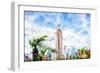 The Empire State Building - In the Style of Oil Painting-Philippe Hugonnard-Framed Giclee Print