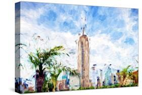 The Empire State Building - In the Style of Oil Painting-Philippe Hugonnard-Stretched Canvas