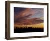 The Empire State Building is the Focal Point of the New York Skyline at Sunrise-null-Framed Photographic Print